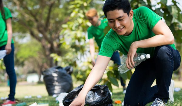 Student volunteering at university and making a difference