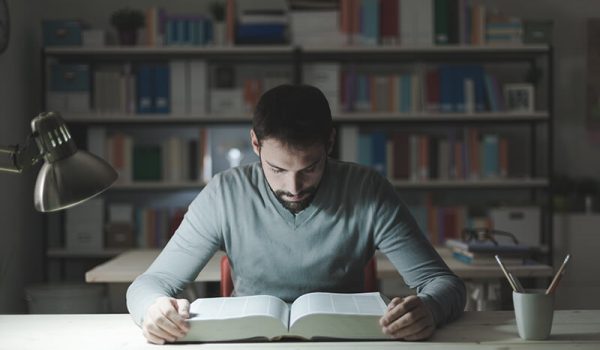 Student studying to improve their performance at school