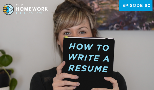 Cath Anne discusses how to write a resume on The Homework Help Show