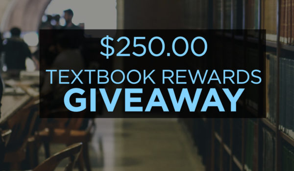 $250.00 Textbook Rewards Giveaway by Homework Help Global