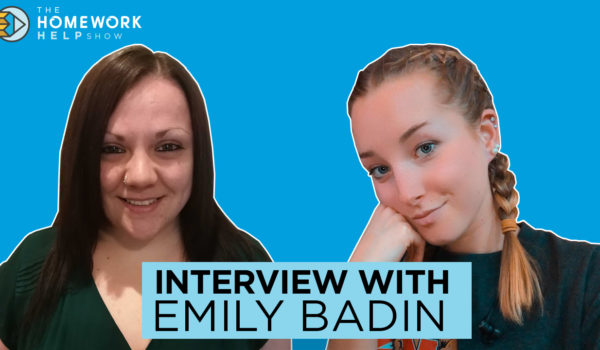 Podcast influencer Emily Badin talking about self motivation in school