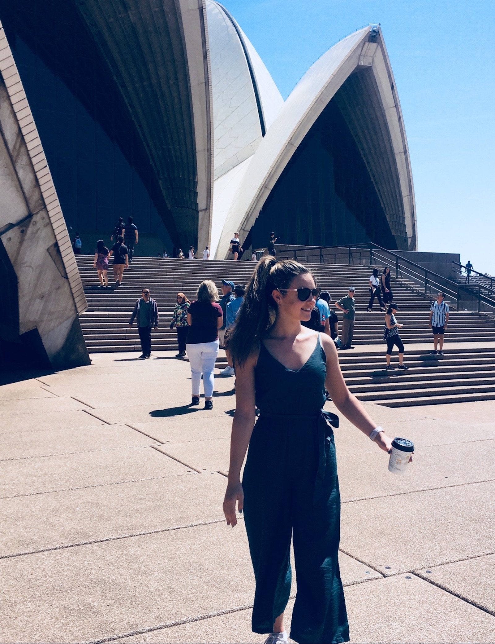 Tynika Thornton sightseeing during her study abroad program