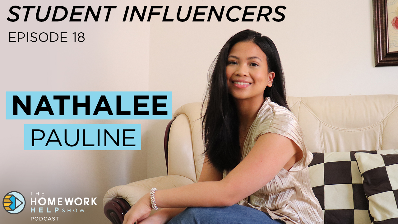 University of Toronto student Nathalee Pauline sharing tips on how to become an influencer and more on our podcast