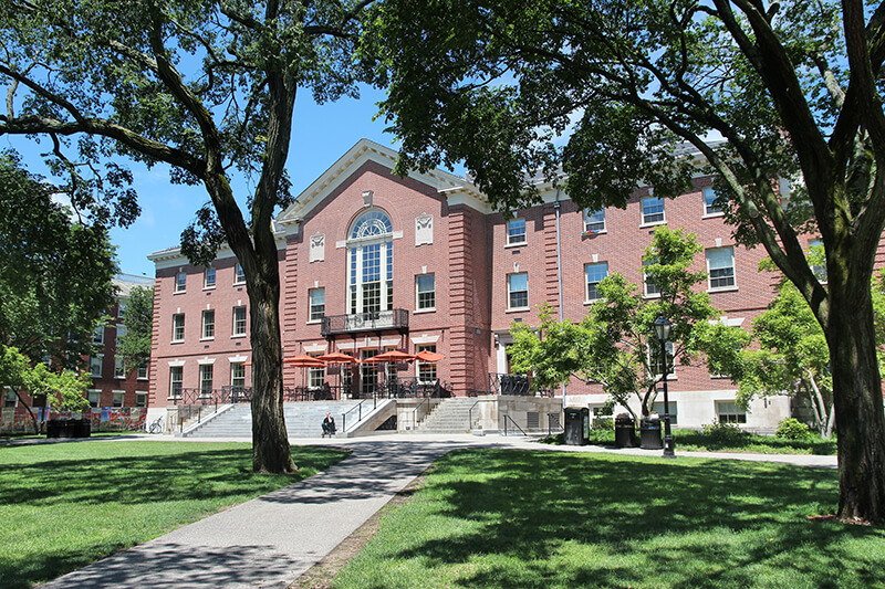 Building at the Brown University campus in Providence, Rhode Island