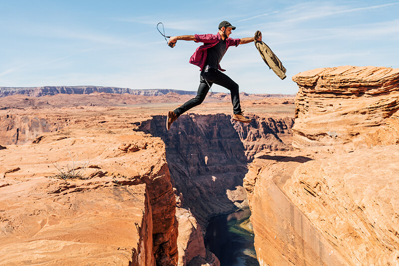 Man takes huge leap after learning how to motivate yourself