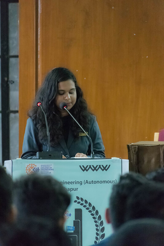 Shalmali presents a speech on the importance raising mental health awareness