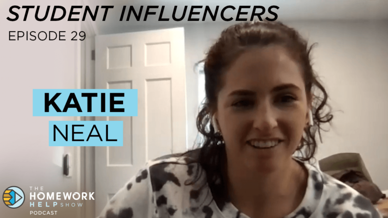 Katie Neal discussing side hustles for college students
