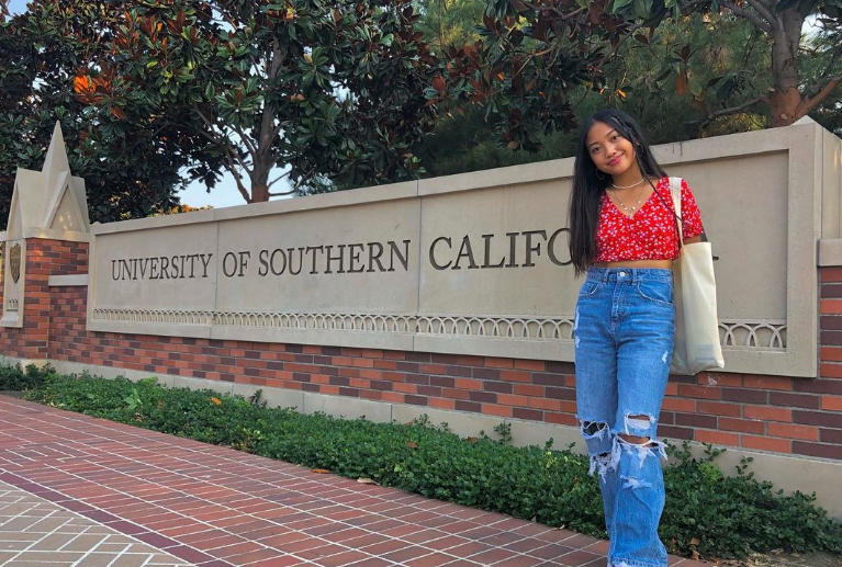 Jazmyne finally enrolls in her dream school USC after learning how to multitask