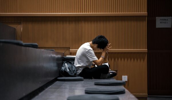 student having a hard time balancing academics and mental well-being