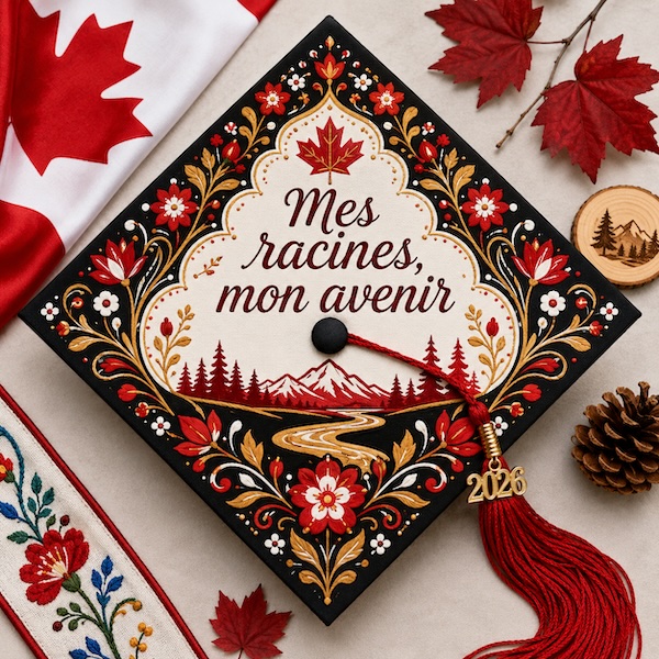 canadian grad cap