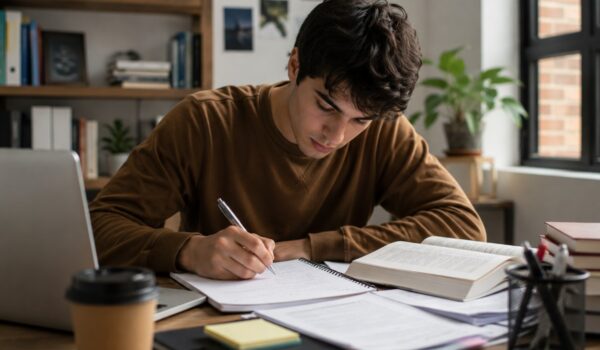 student working on thesis vs theses differences