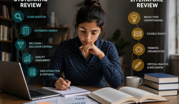 systematic vs literature review