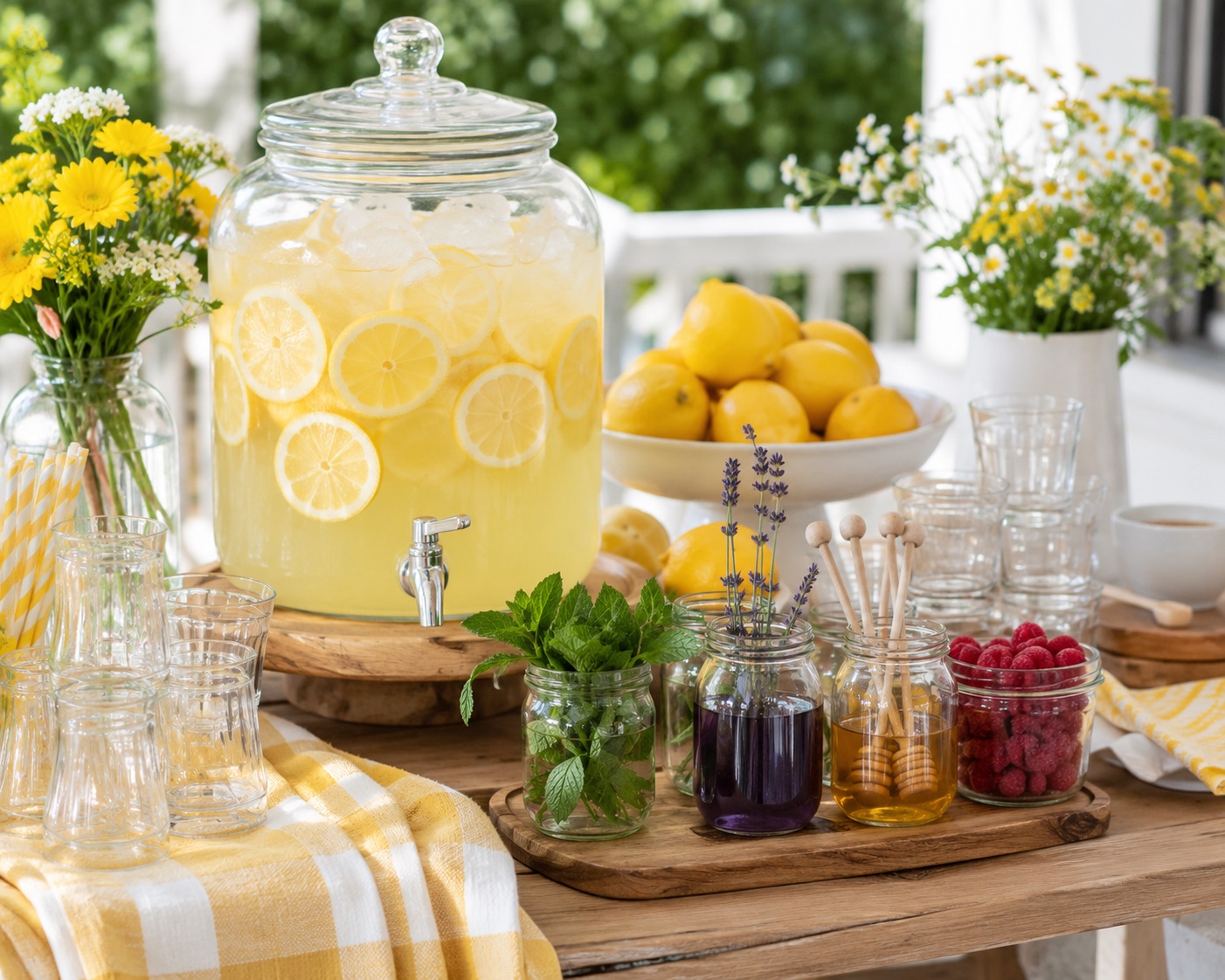 Citrus Garden Lemonade Station