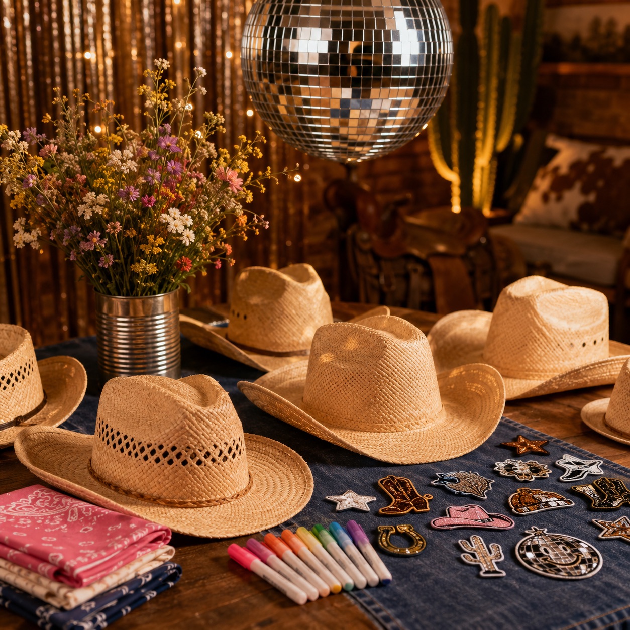 Cowboy Hat Disco Craft Party