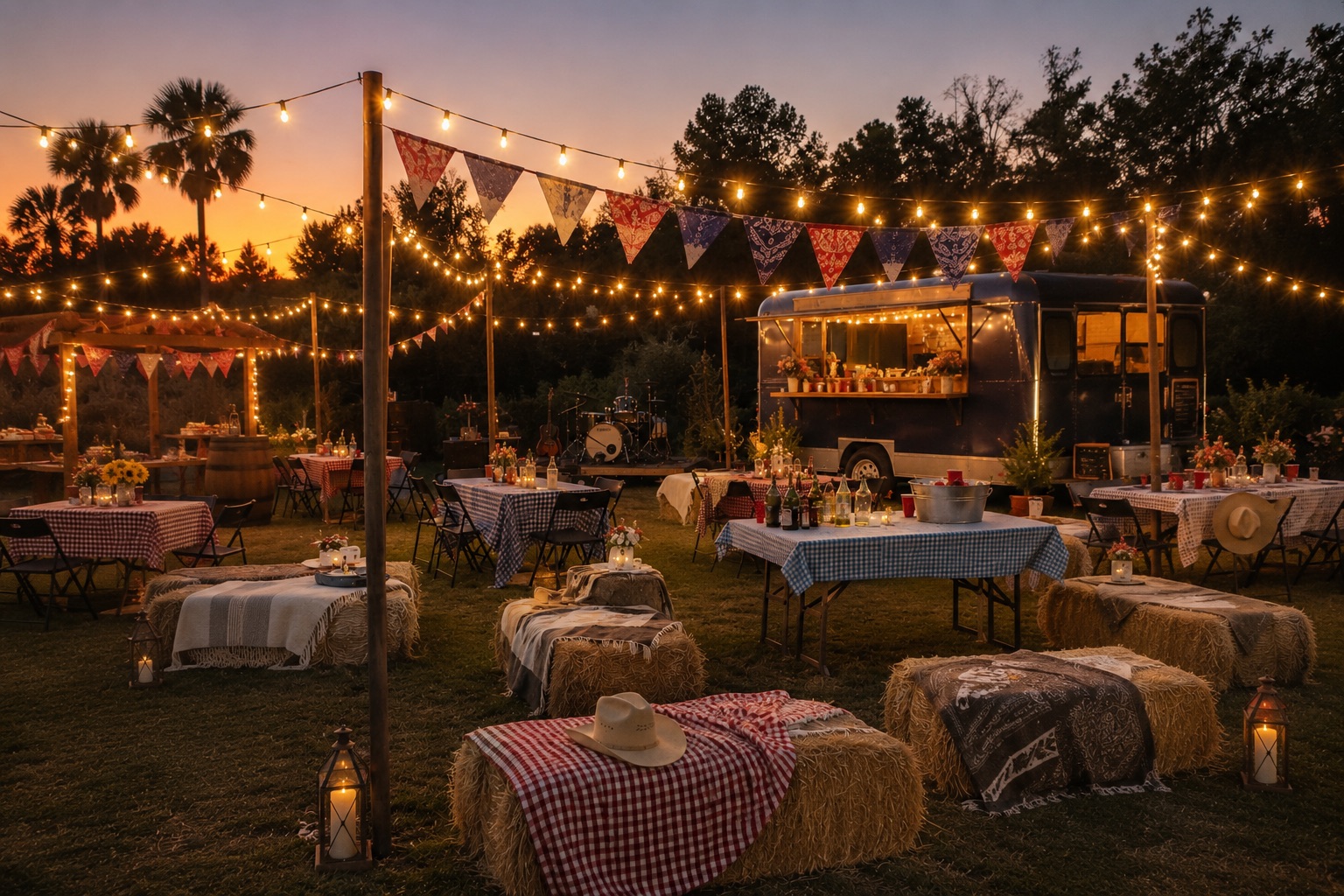 Golden Hour Country Fair Gathering